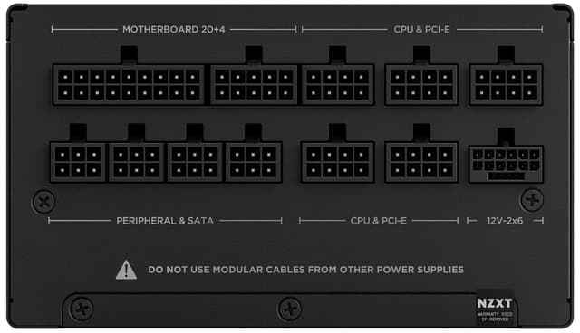 NZXT C850 strømforsyning (850W)