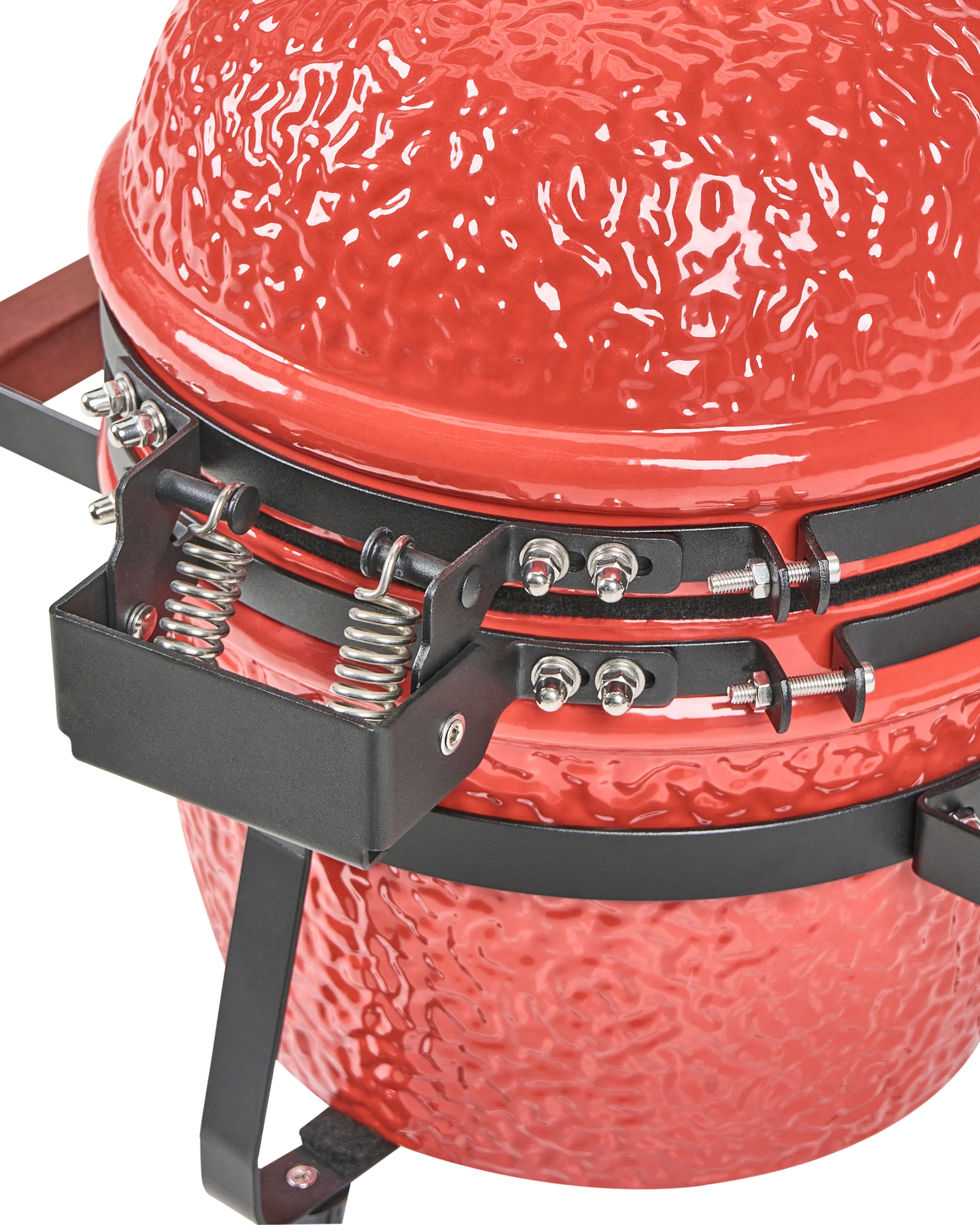 Mini houtskoolgrill KAMADO Keramiek Rood