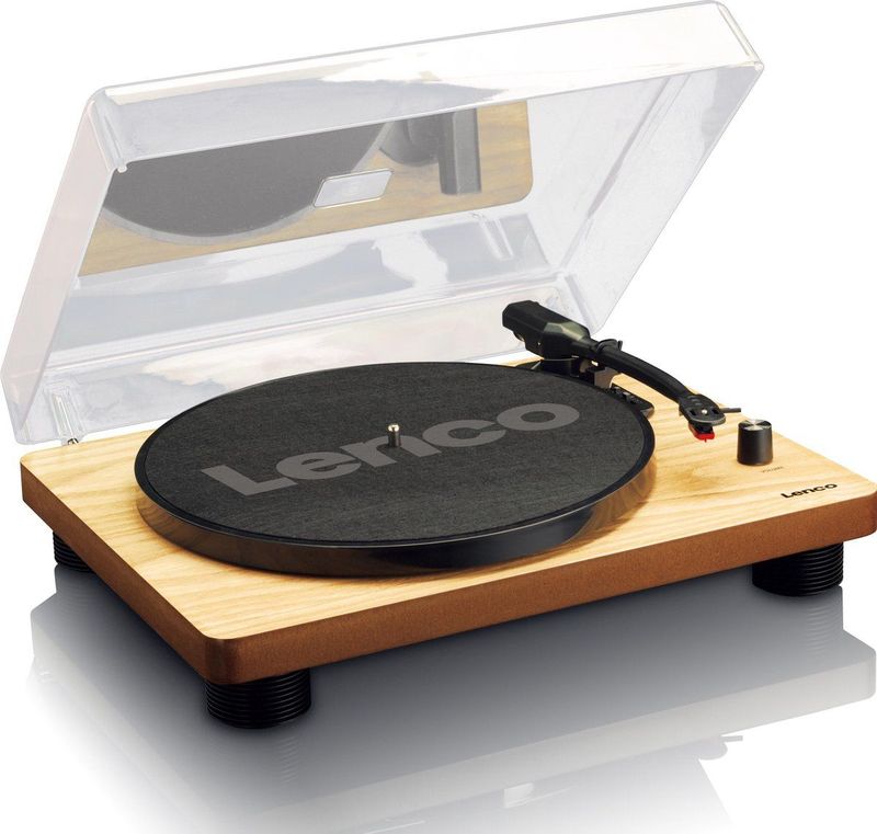 Lenco - LS-50WD - Platenspeler - Hout - Ingebouwde Speakers - Auto-stop - USB Encoding