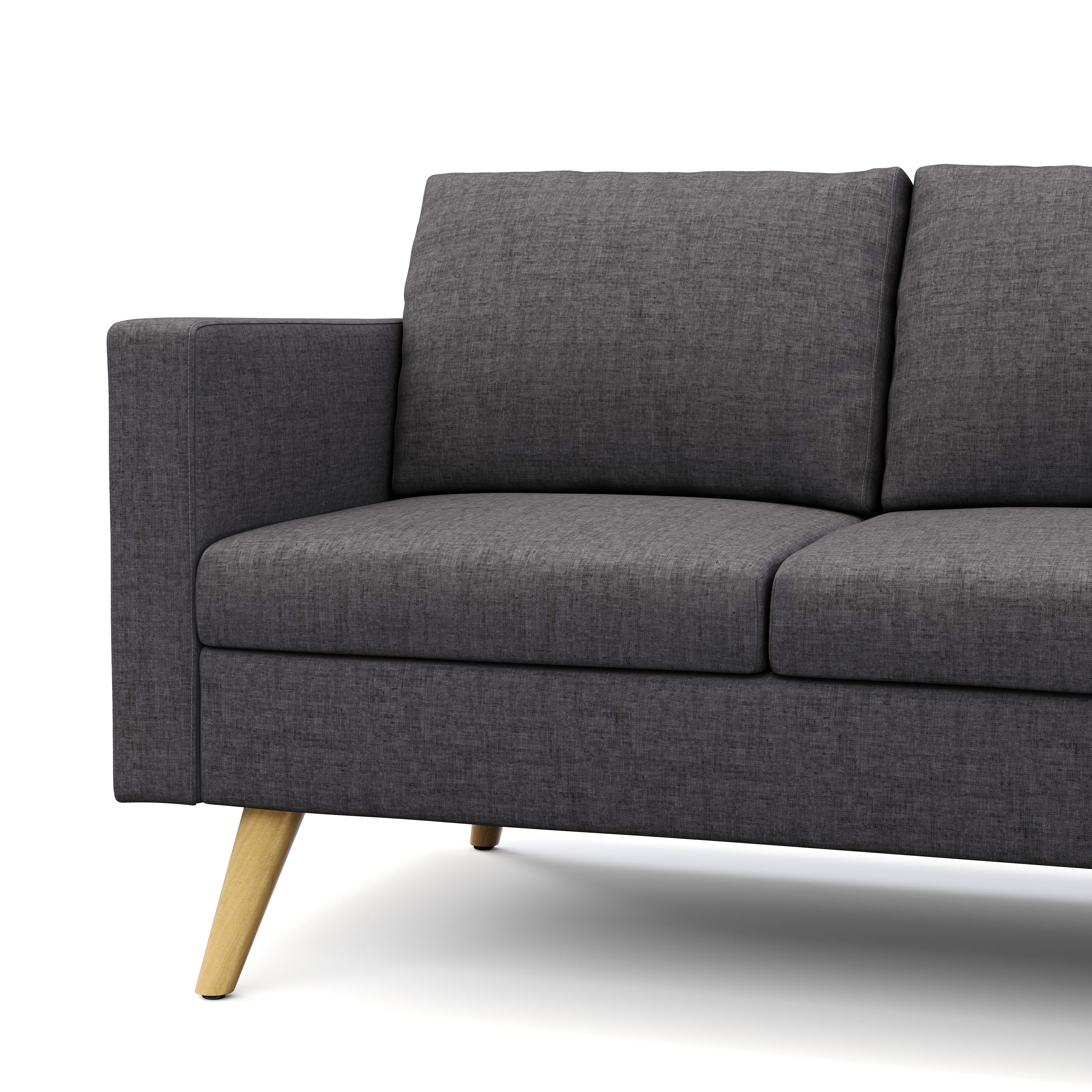 Sofa BLAIR 3-Sitzer anthrazit