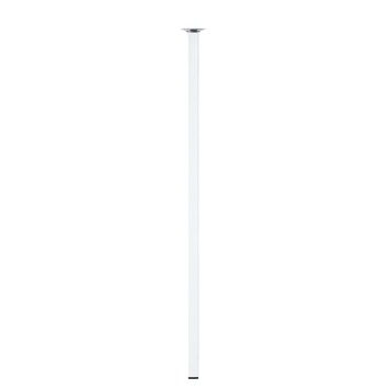 Duraline tafelpoot vierkant chroom 25x25 mm 75 cm