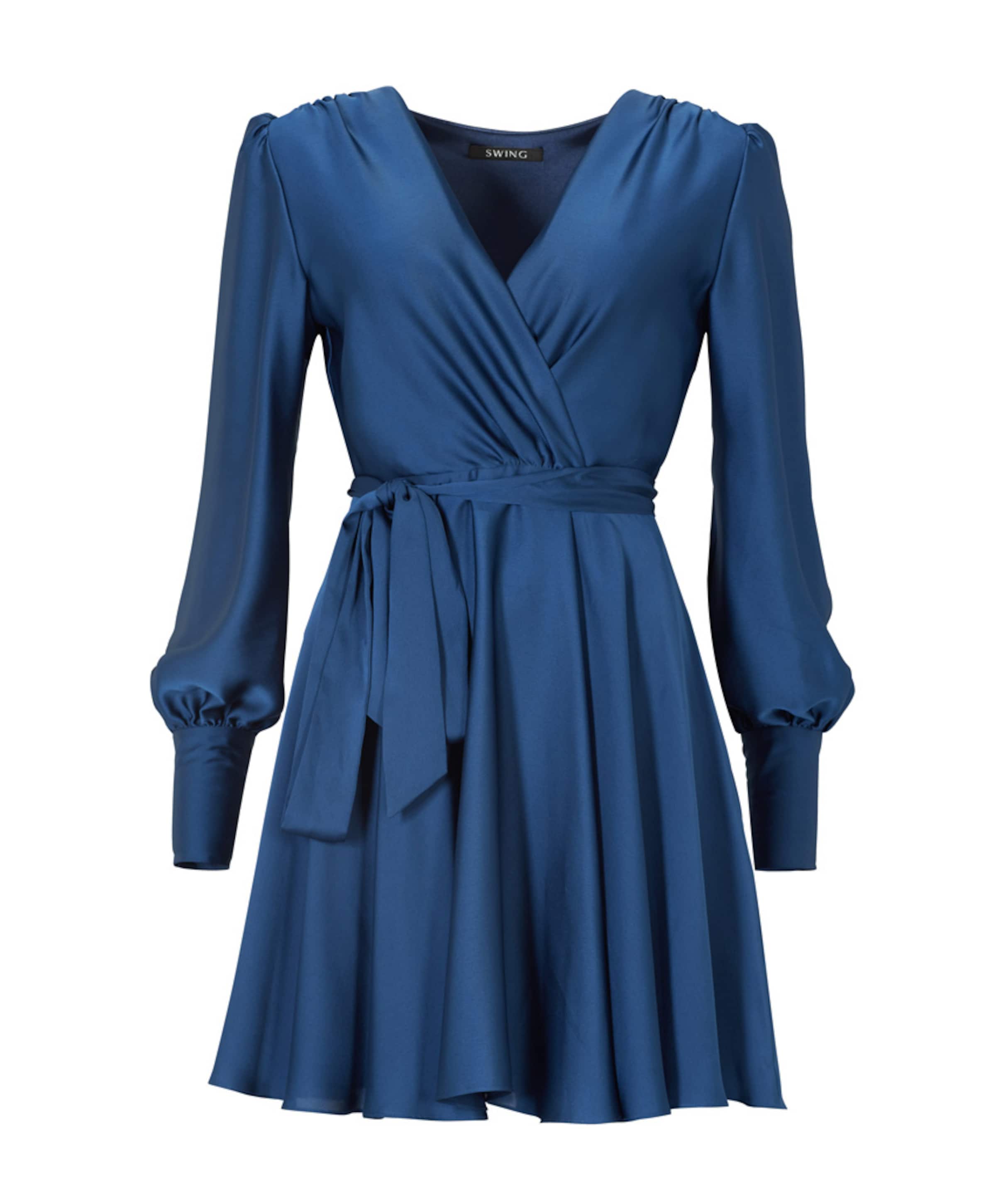 Swing Dames jurk blauw