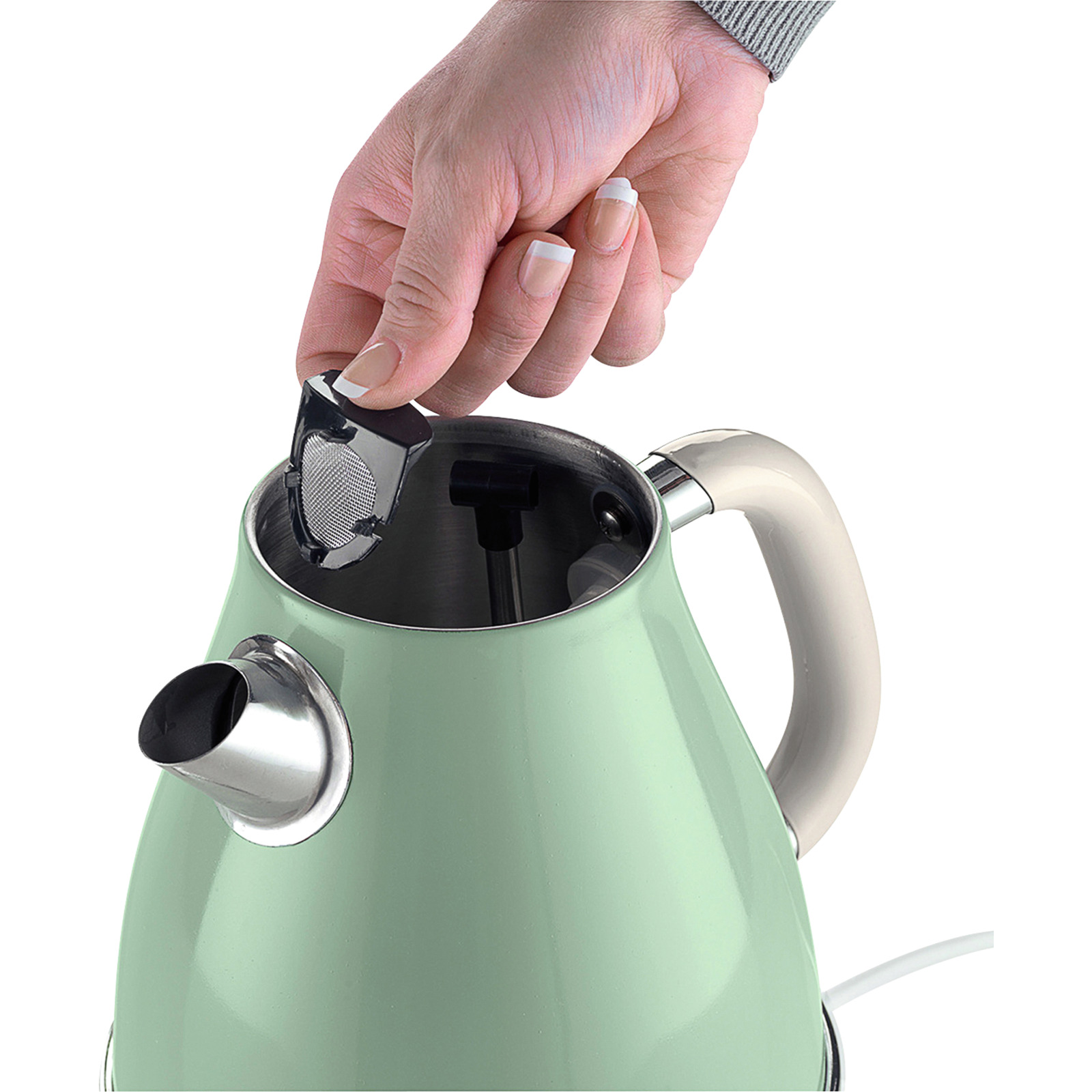 Ariete Wasserkocher, 2000 W, 1,7 L, grün