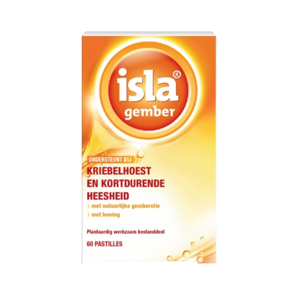 Isla Gember Keelpastilles60 stuks
