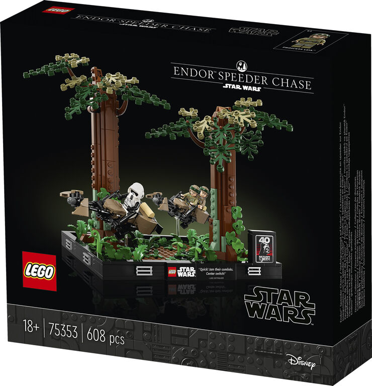 Star Wars Diorama m/ Speederjagt på Endor 75353