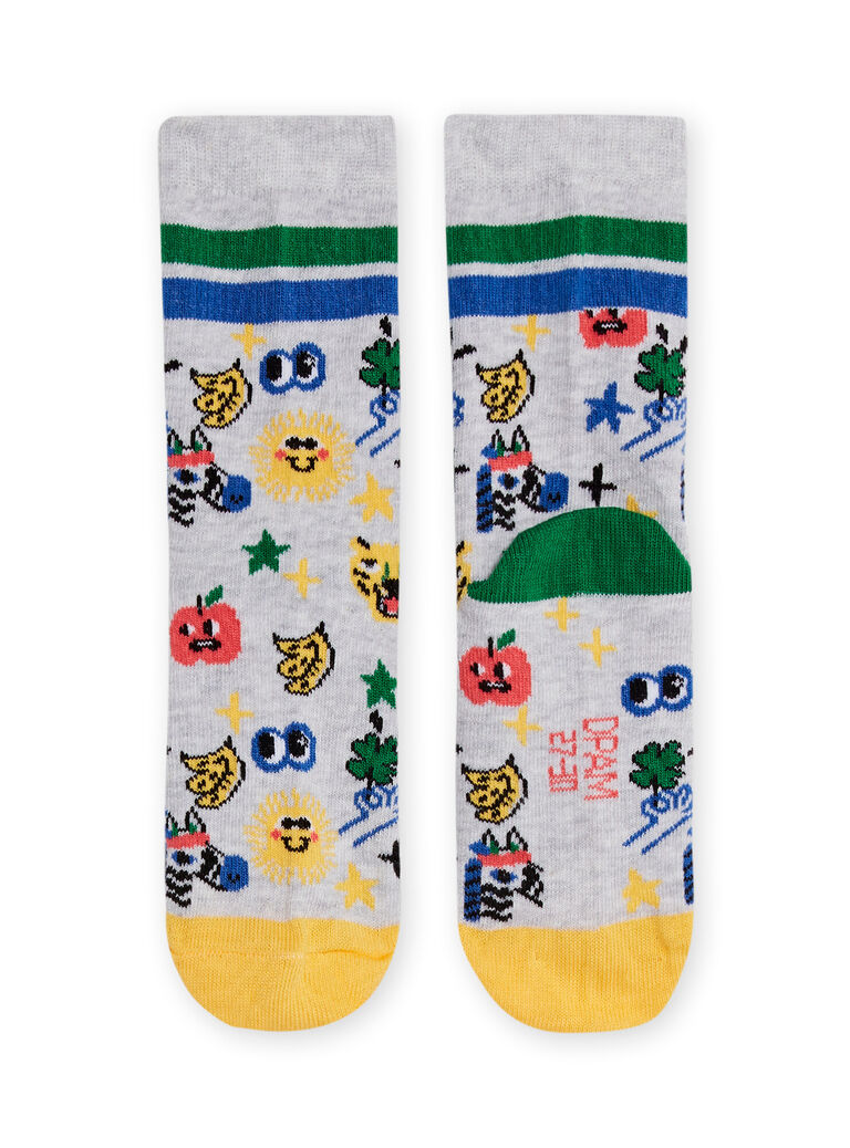 Chaussettes motifs fantaisie enfant garçon