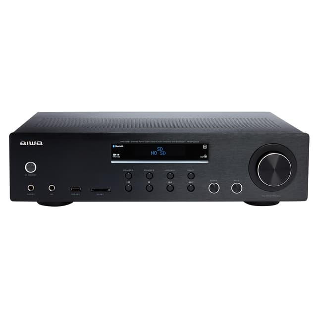 AIWA Stereo Forstærker med Bluetooth Sort