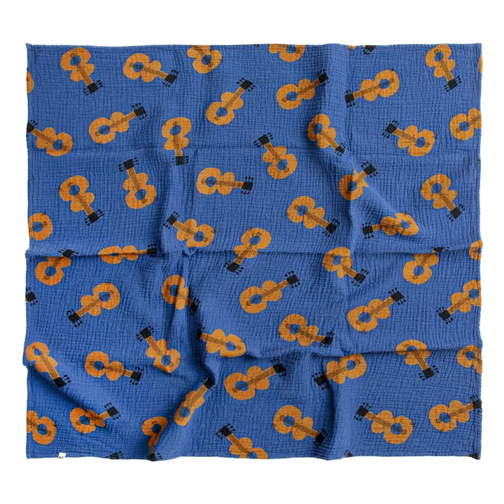 Bobo Choses Lange Coton Bio Guitares | Bleu