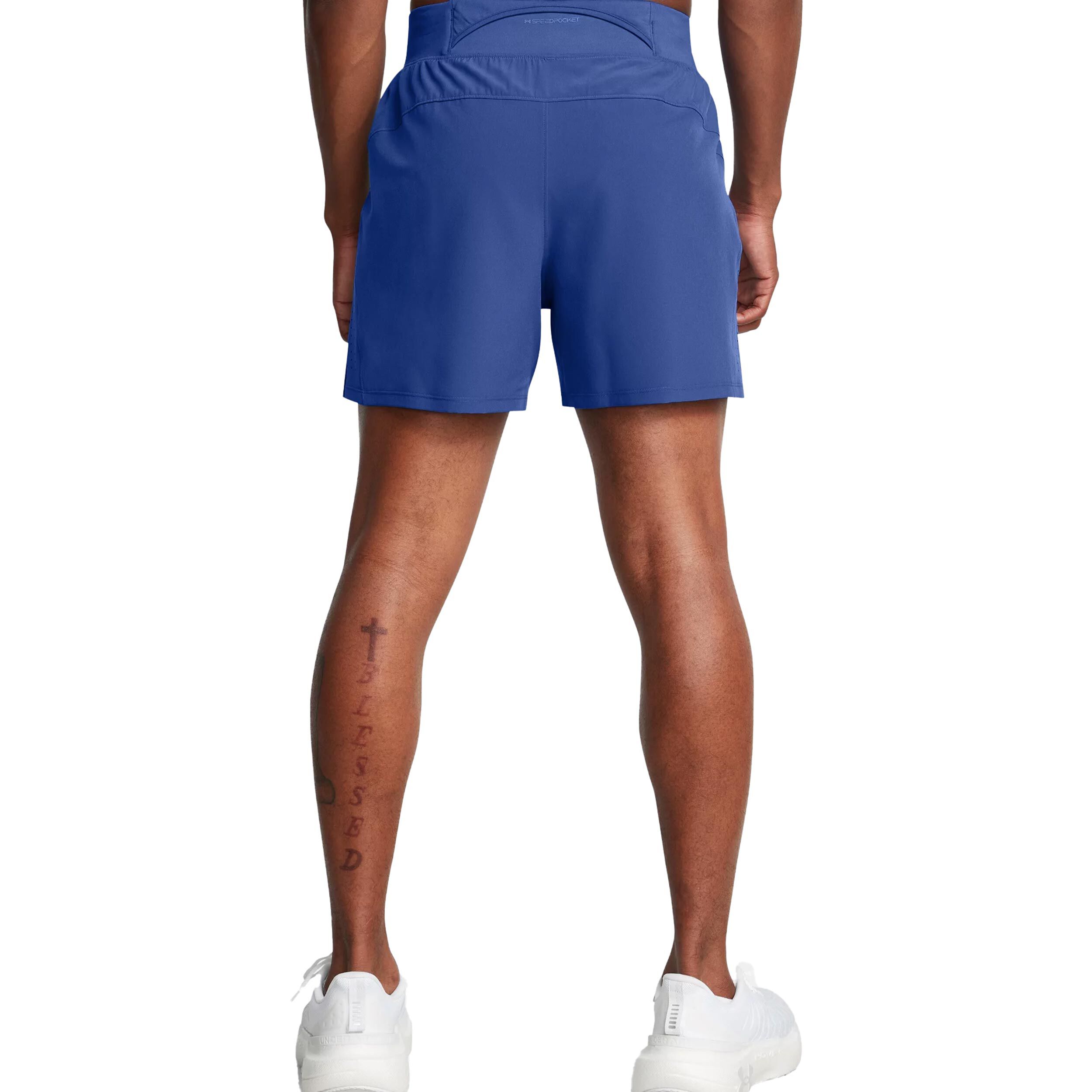 Under Armour Launch Pro 5in Shorts Hommes - Bleu