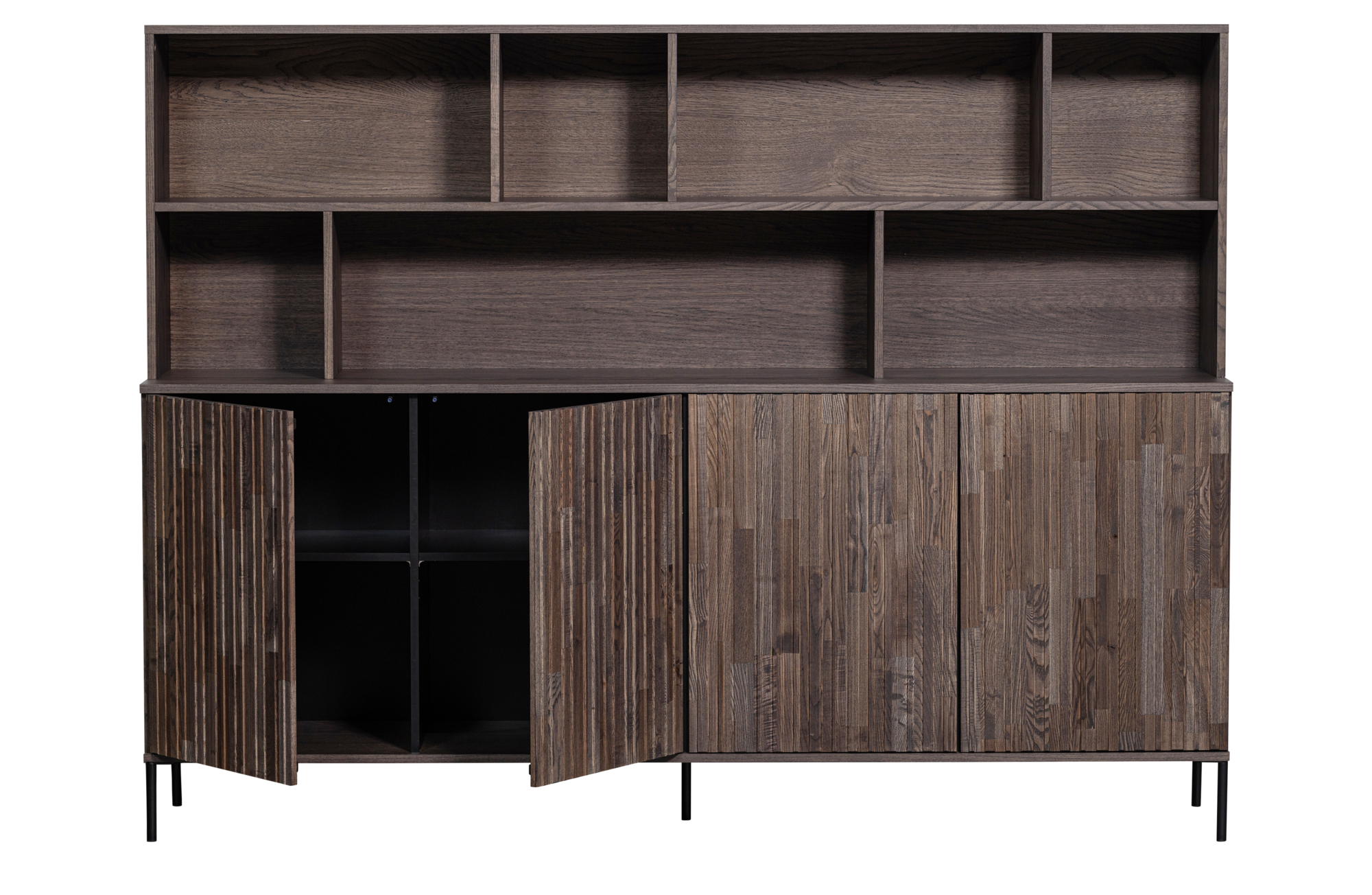 Wandkast New Gravure New Gravure Wandkast - Fineer Espresso