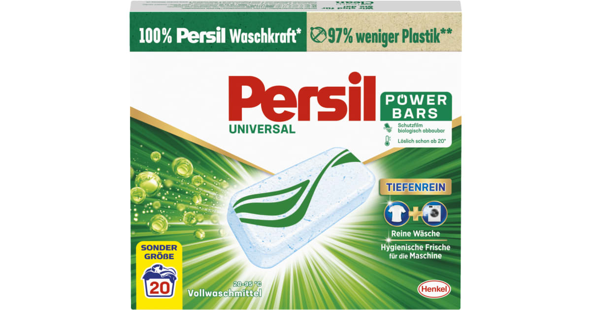 Persil Eco Power Bars Universal 20 Waschgänge