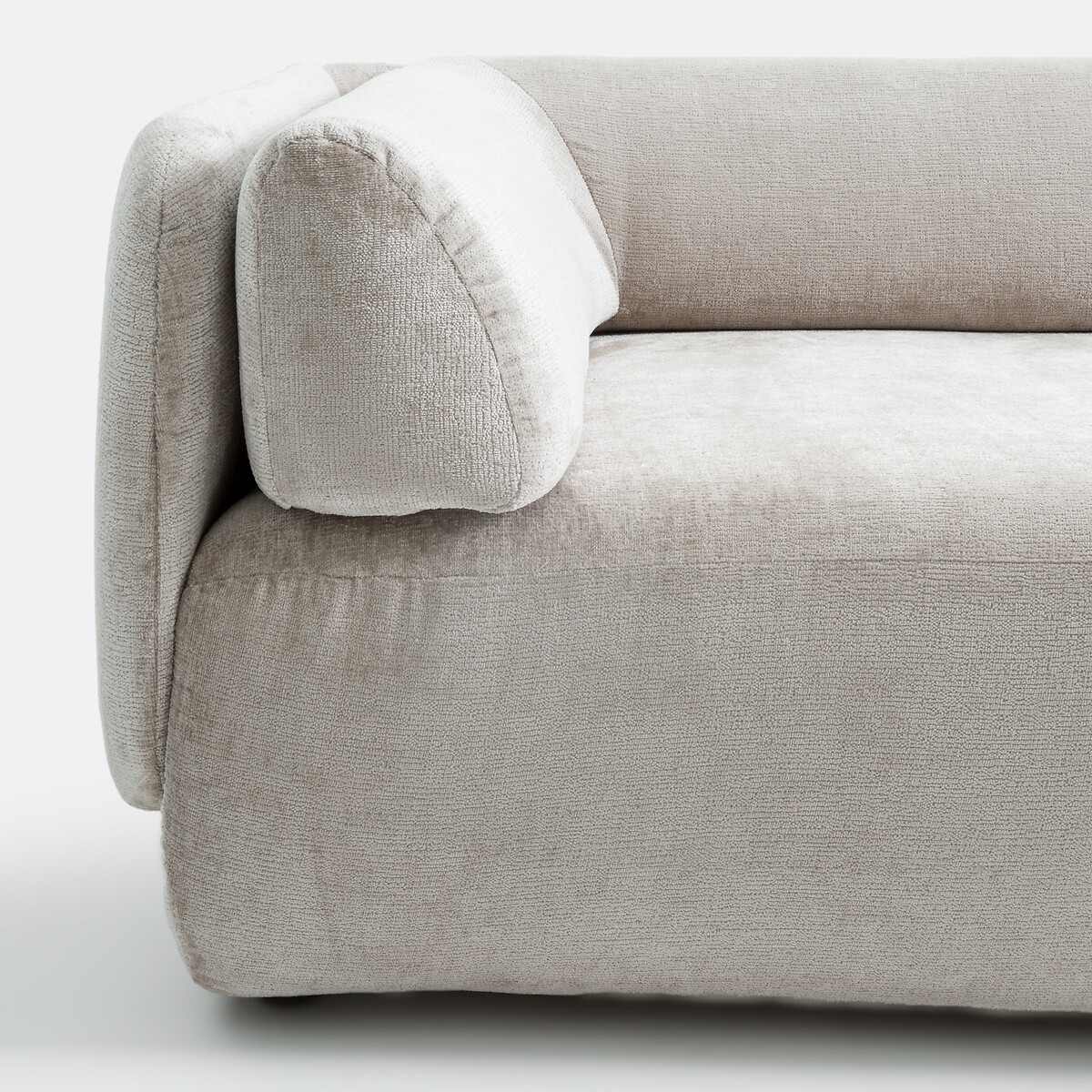 LA REDOUTE INTERIORS<br>Cadeira comprida, lado direito, roda dupla, Meridiano