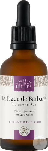 Comptoir Des Huiles La Figue De Barbarie Huile Anti-Âge Naturelle Et Bio Visage Et Corps 50ml