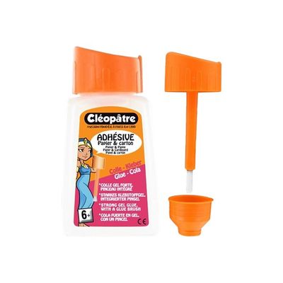 Cléopâtre - Tube de colle - gel transparent - 80 gr