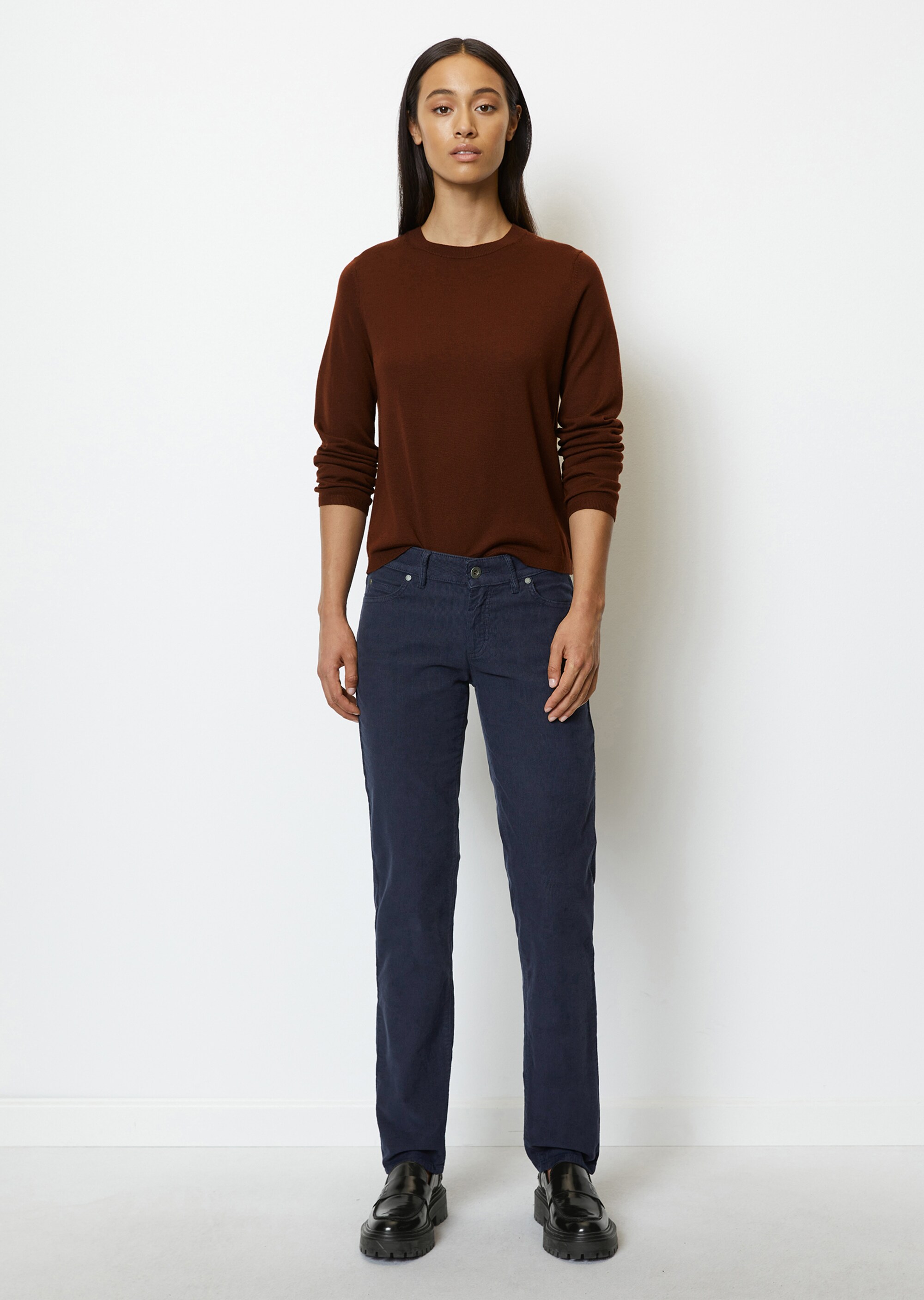 Cordhose Modell ALBY straightaus Organic Cotton Stretch