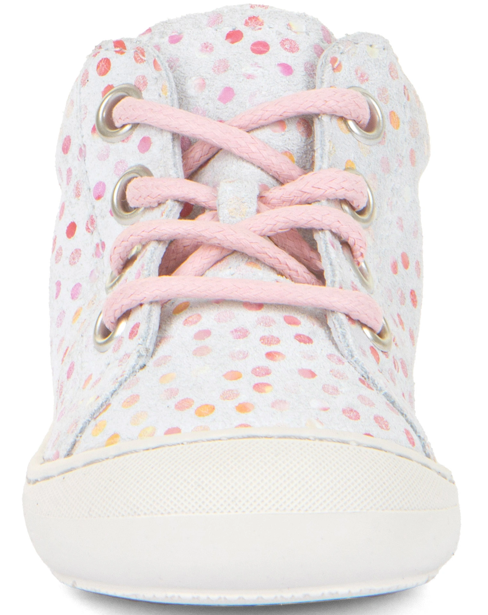 Lauflernschuhe OLLIE LACES DOTS in white