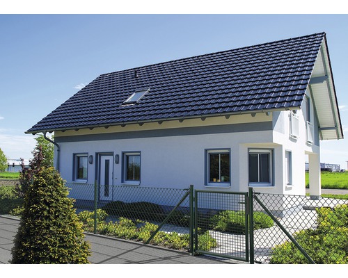 Complete hekwerkset, maaswijdte 60 mm, 15 x 0,8 m, groen
