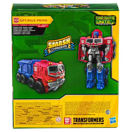 Hasbro Transformers Bumblebee Cyberverse Adventures Smash Changer Optimus Prime