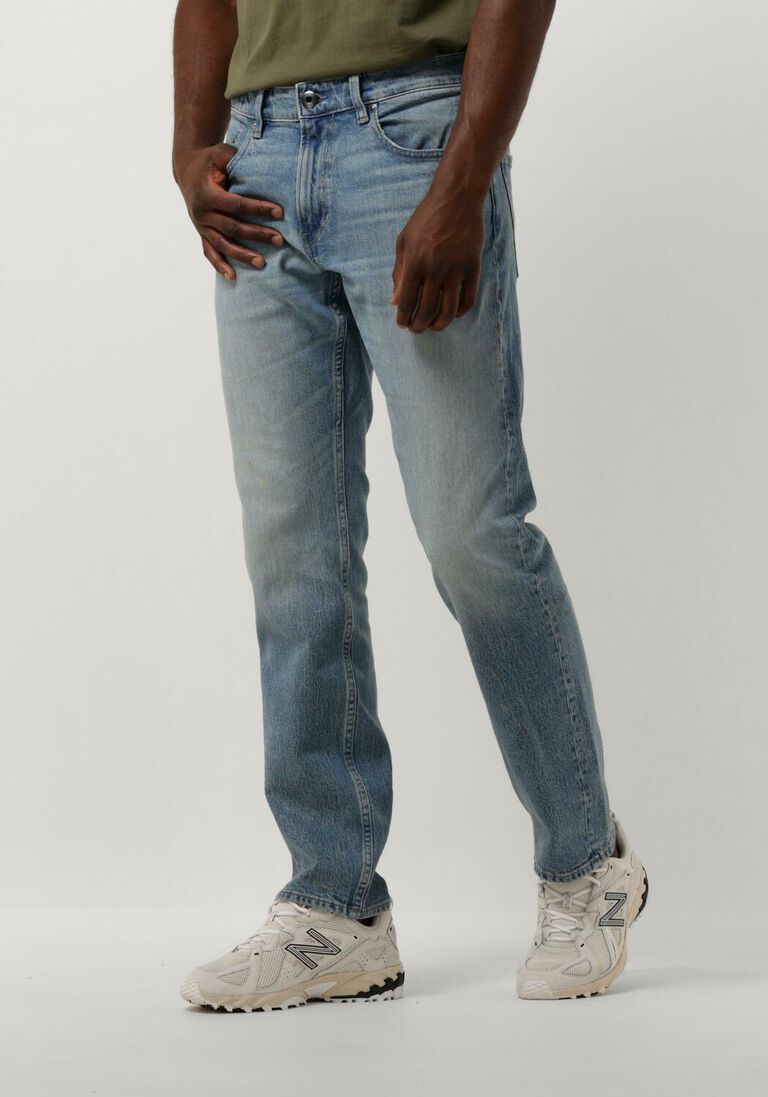 G-STAR RAW blauwe g-star raw straight leg jeans mosa straight