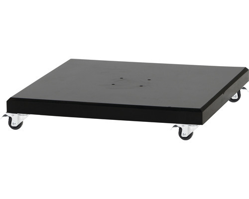 Ferona paraplubak 80x80x17 cm zwart