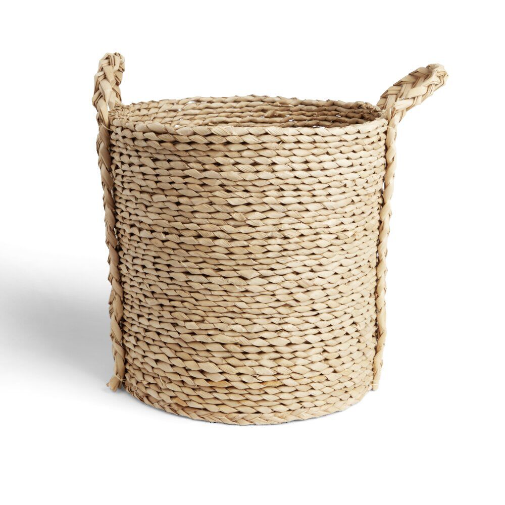 Panière ronde jonc de mer Ø35xH35cm