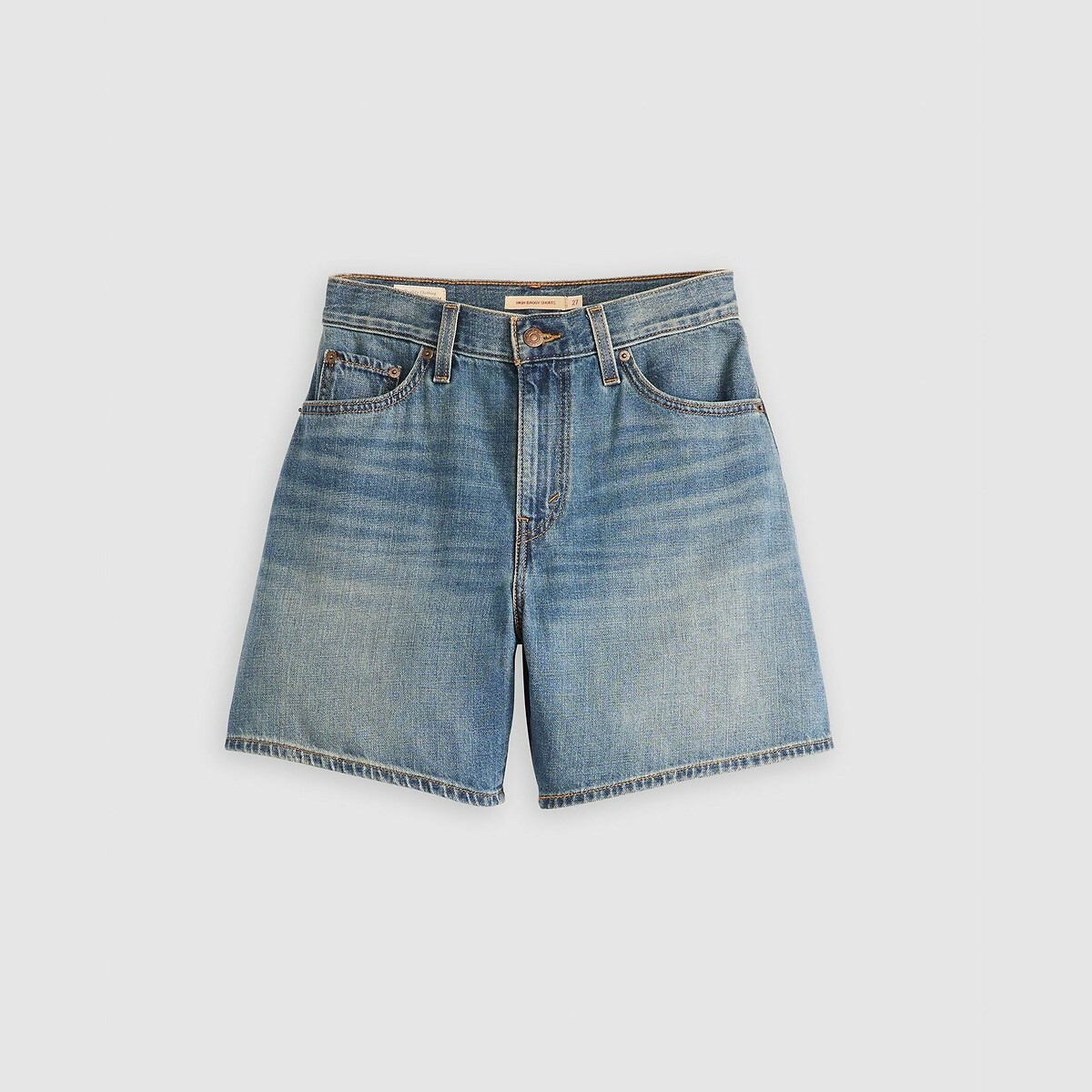 LEVI'S<br>Shorts folgados de cintura alta em mistura de linho