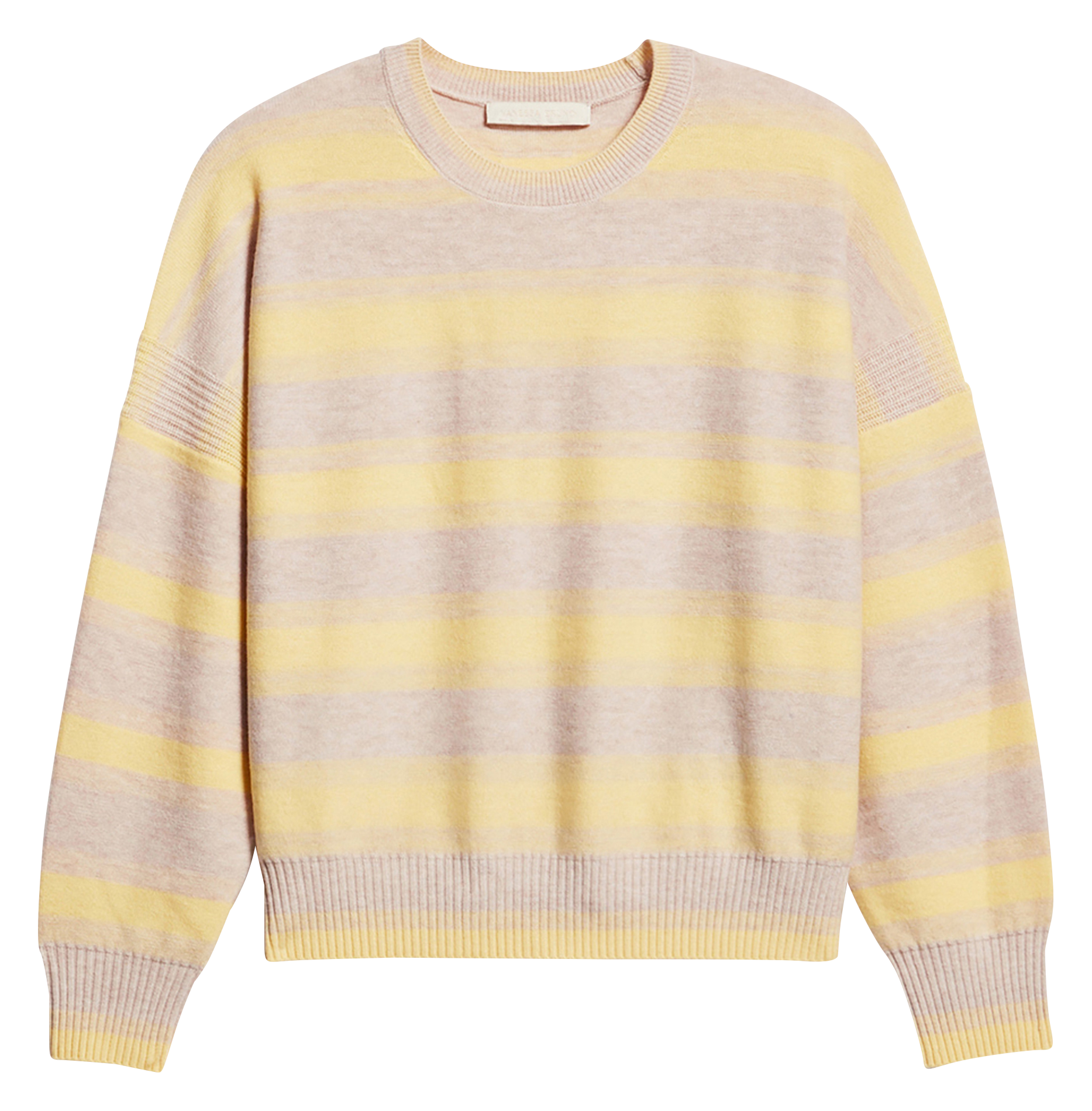 EUGENIE - Pull col rond en laine | Beige