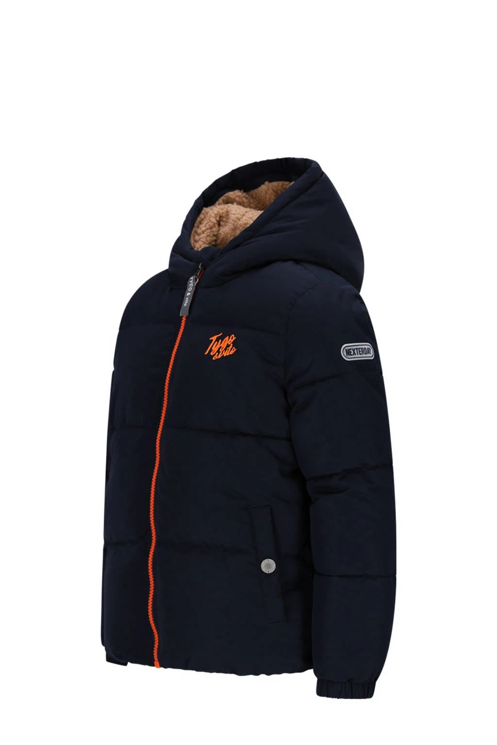 TYGO & vito gewatteerde jas donkerblauw