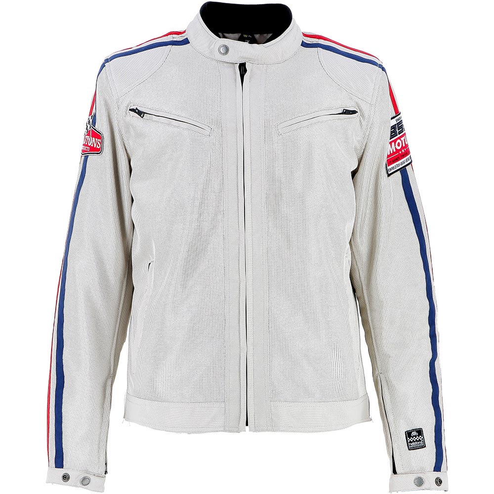 Helstons - Blouson Racing Air Motul Argent