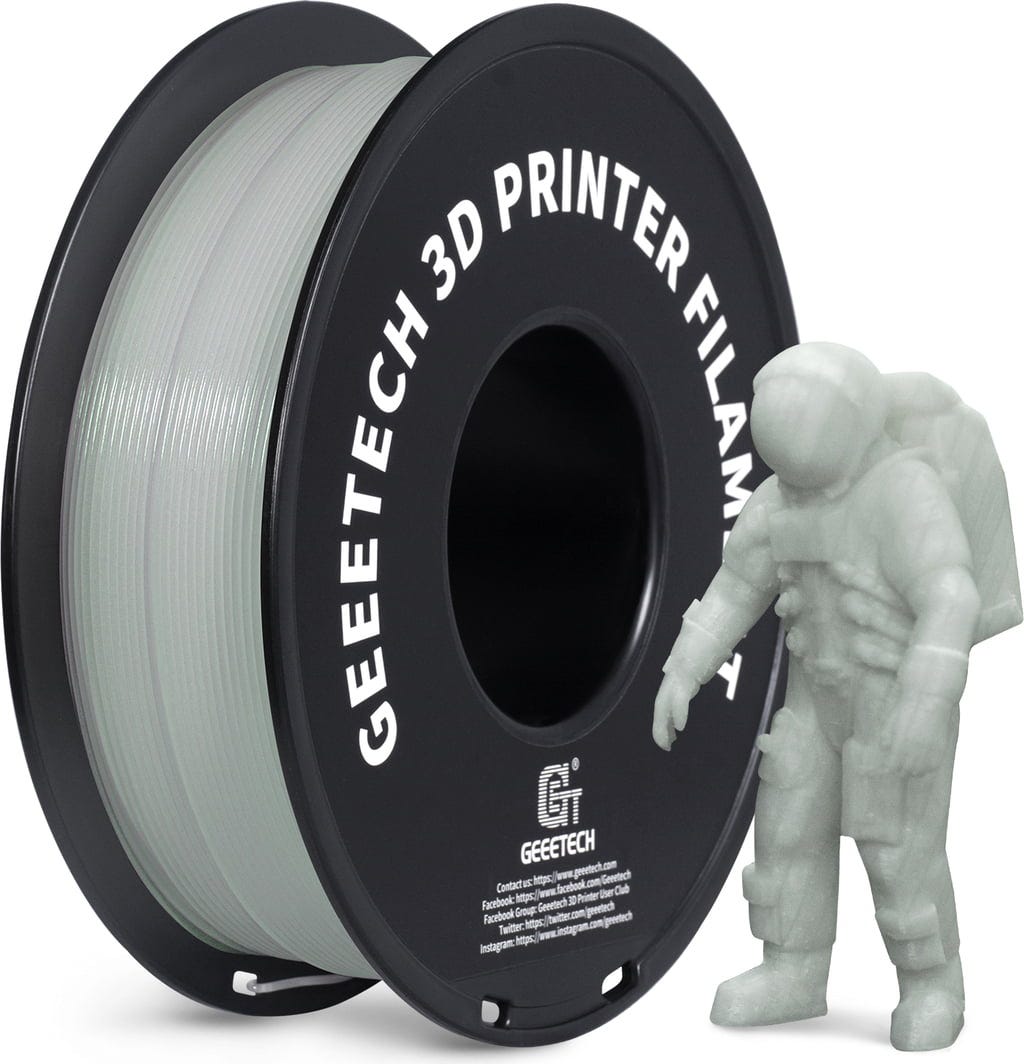 GEEETECH  PLA Luminous White, 1,75 mm / 1000 g    Lass deine Ideen in White leuchten