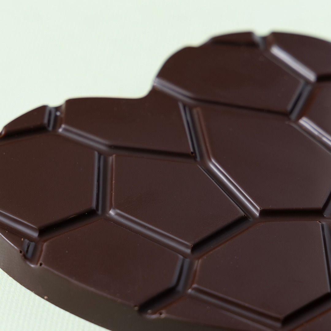 Chocolade hart puur