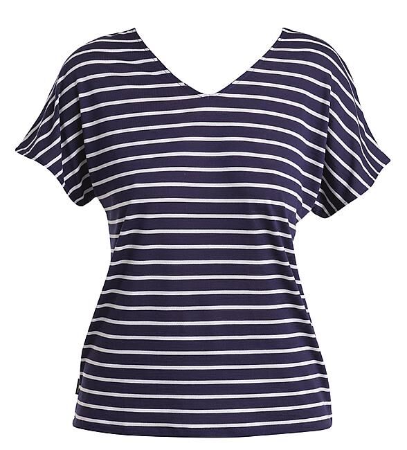 ICEBREAKER - T-SHIRT MC DRAYDEN REVERSIBLE TOP STRIPE