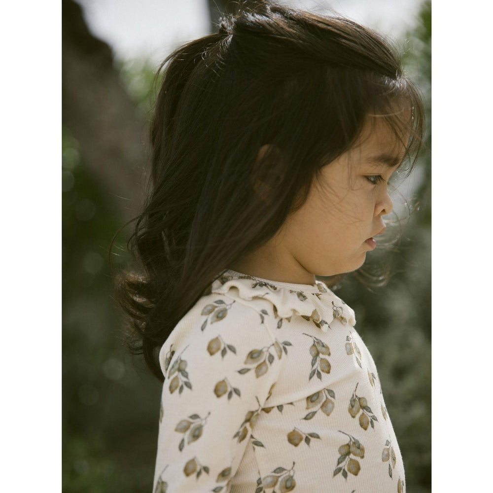Køb Lil'Atelier Turtledove Lemon Gavo Eug Slim Bluse