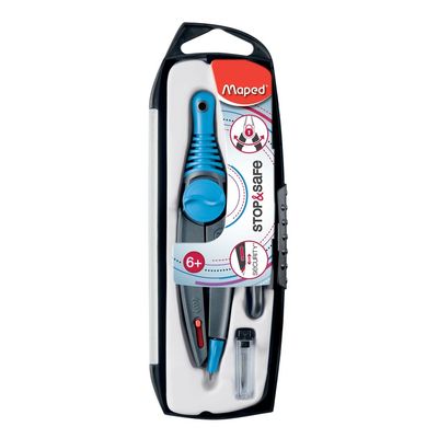 Maped Stop & Safe - Coffret compas à mine 3 pièces