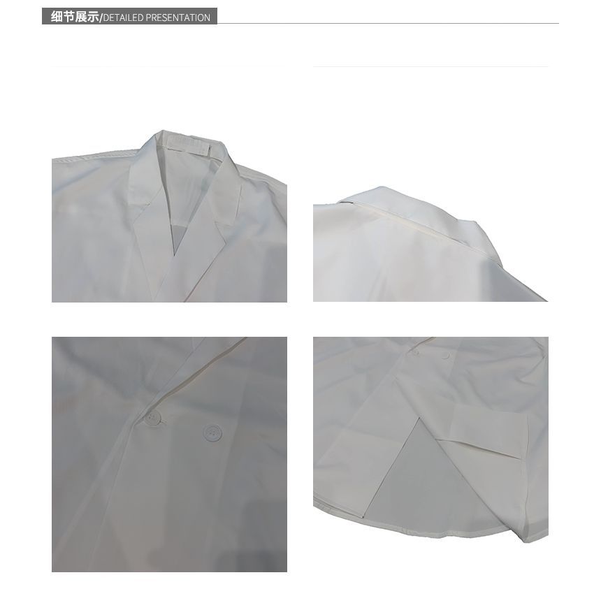 GRAYCIOUS - Dubbelrijs overhemd met reverskraag (diverse ontwerpen)