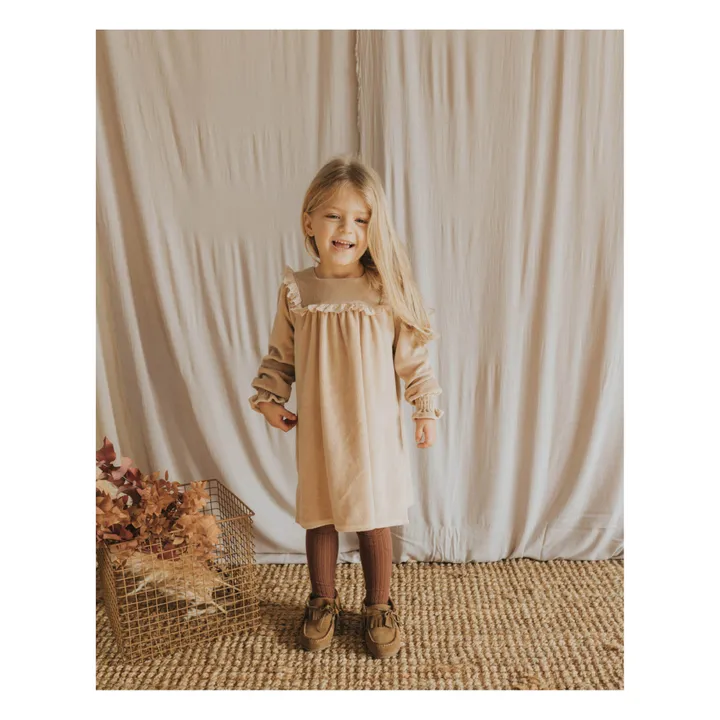 Búho Robe Velours | Rose poudré