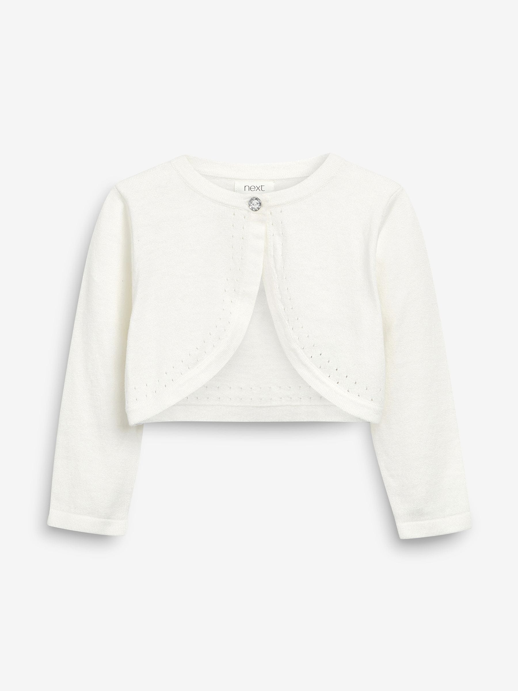 Ecru - Gelegenheidsvest met bolero (3 mnd- 16 jr)