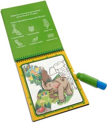 Melissa & Doug Water Wow! Fargeleggingsbok Jungel