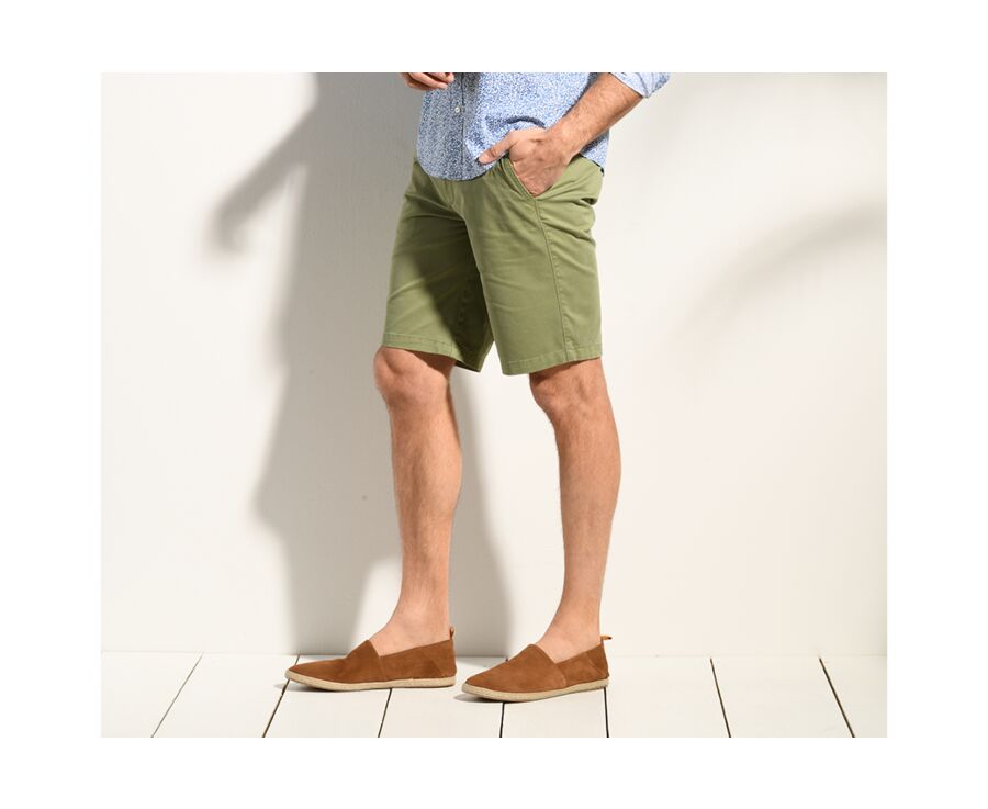 Bermuda chino homme Vert Eté - BARRY