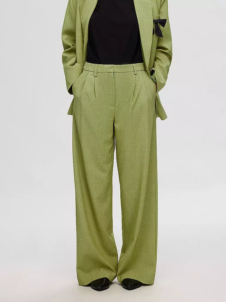 SELECTED FEMME Marlenehose SLFSOPHIE grün