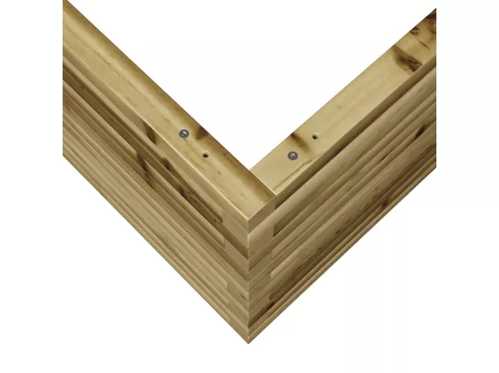 Jardinière bac lit surélevé bois marron 80 x 80 x 45.5 cm 02_0037910