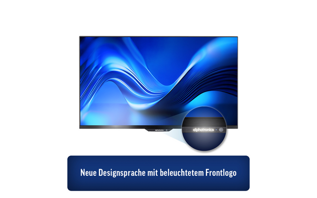 alphatronics Fernseher SL DW, 12V/24V Smart TV mit schlankem und fast rahmenlosem Design
