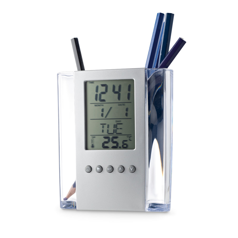 hi!dea 97065 - Porte-stylos avec écran LCD en acrylique
