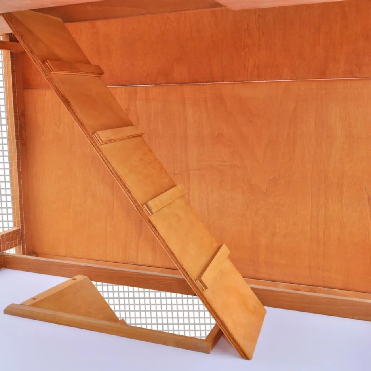Helloshop26 Clapier enclos 80 x 71 x 160 cm Bois