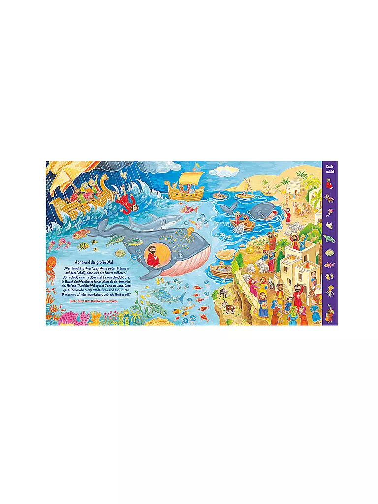BUTZON & BERCKER VERLAG Mein erstes Bibel-Wimmelbuch von Gott keine Farbe