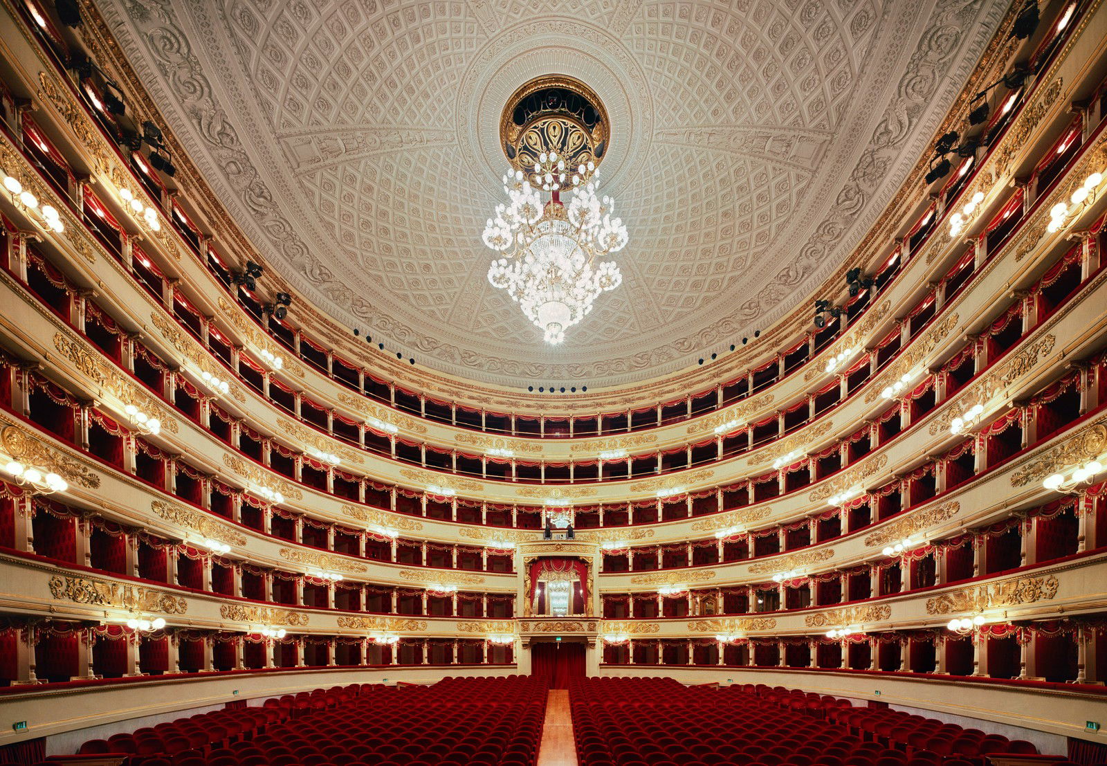 La Scala, Milan, Italy by Rafael Neff - Limited Edition. Edition of: 150. Signed.