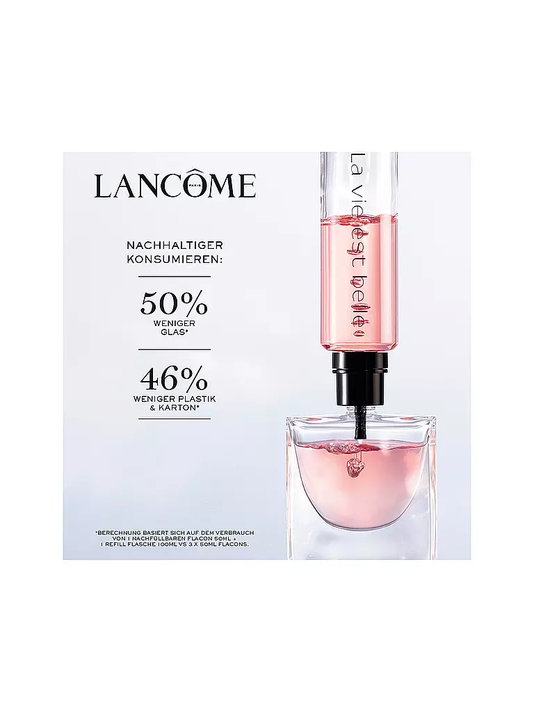LANCÔME La vie est belle Eau de Parfum 50ml Nachfüllbar keine Farbe