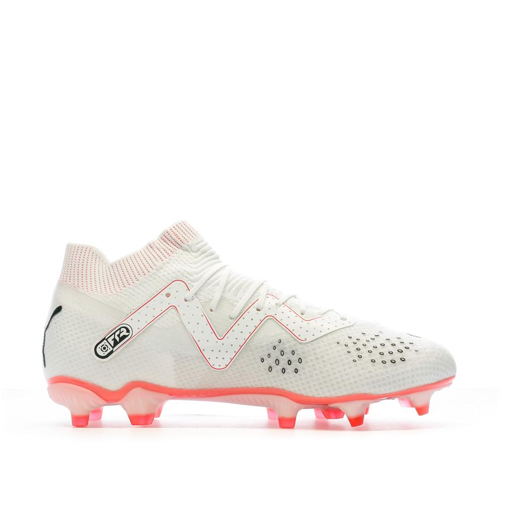 Puma Chaussures Football Blanc/Rouge Homme Future Pro