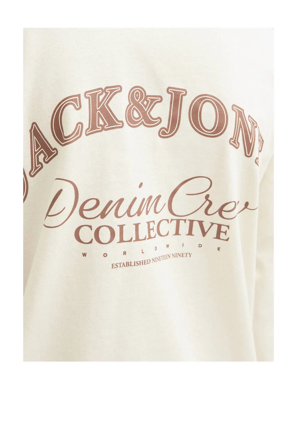 JACK & JONES JUNIOR longsleeve ecru
