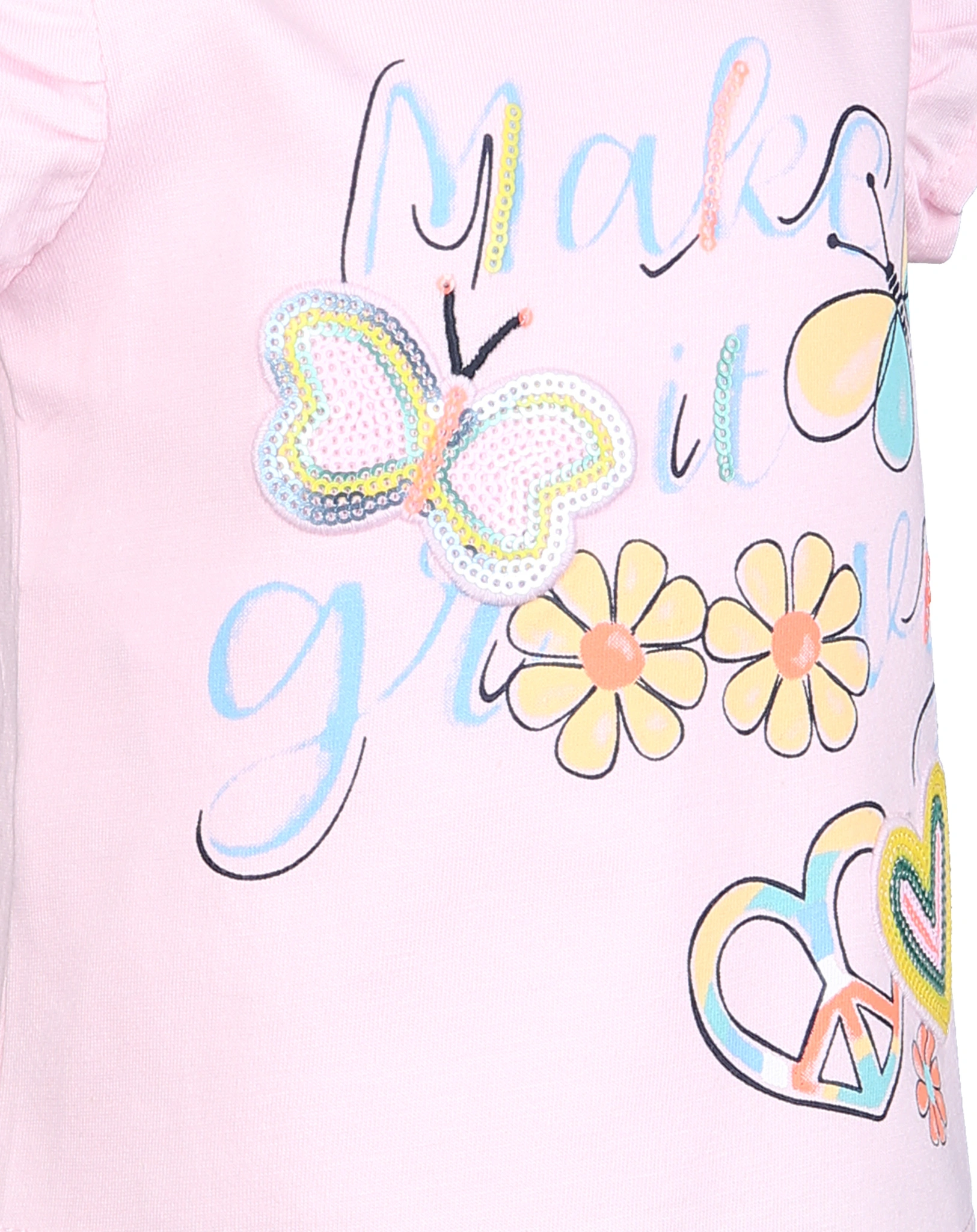 T-Shirt MARIPOSA in rosa